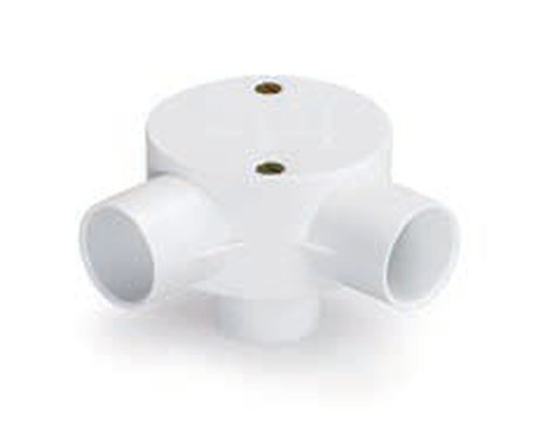 Circular Box Back Outlet Angle 2 Way without Lid