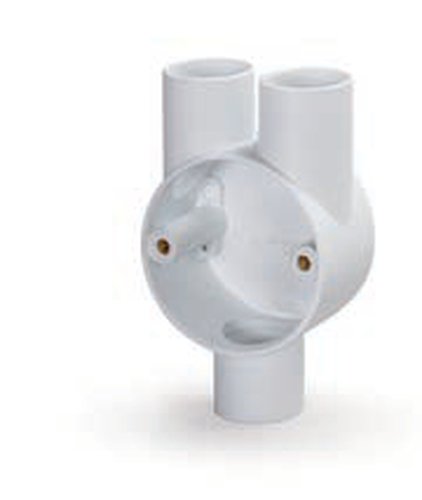 Circular Box Branch 3 Way Y without Lid