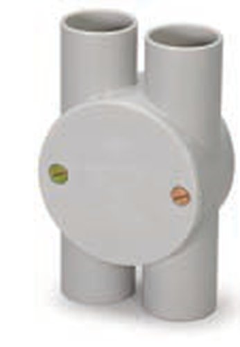 Circular Box Branch 4 Way H with Lid & Screw