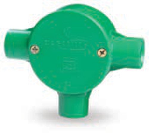 Circular Box Tee 3 Way with Lid & Screw