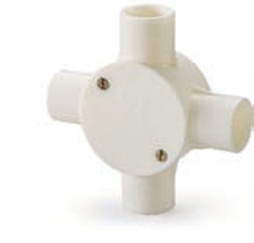 Circular Box Intersection 4 Way with Lid & Screw